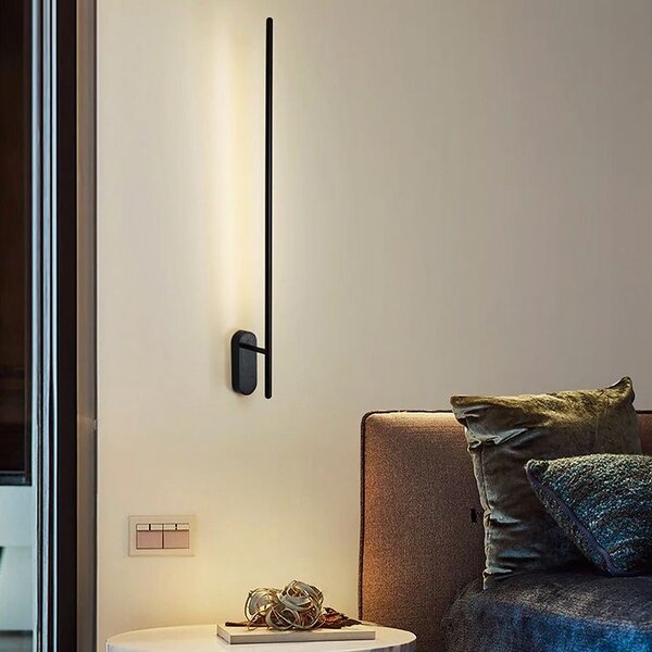 Toolight Toollight - Aplică LED 12W 92CM APP584-1W, negru, OSW-09756