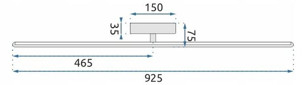 LAMPĂ PENTRU CAMERA LED 12W 92CM APP583-1W