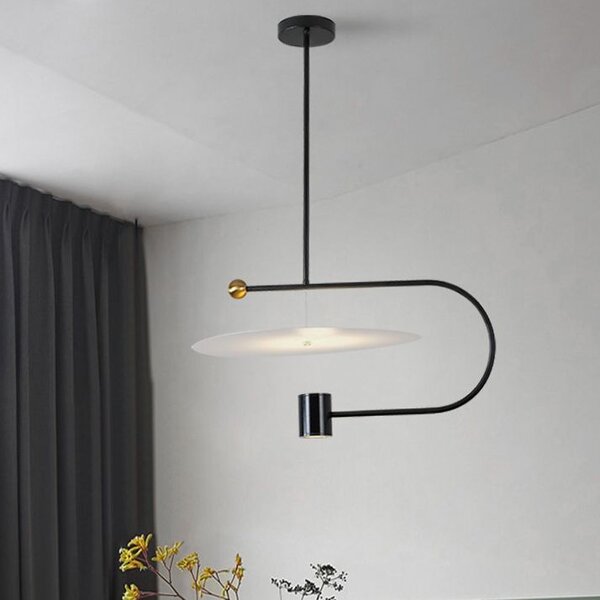 Lampă de tavan cu LED neagra APP589-1CP