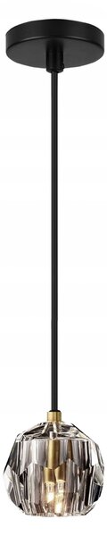 Lampă de tavan din cristal neagra APP586-1CP