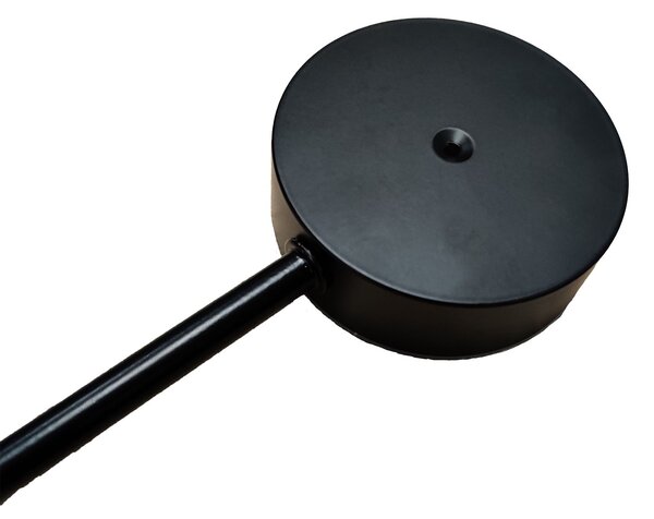 LAMPĂ MODERNĂ DE PLAFON NEGRA 8-BRAT LED APP523-8C