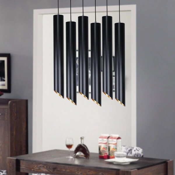 LAMPĂ MODERNĂ AURIE NEAGRA 30 CM APP574-1CP