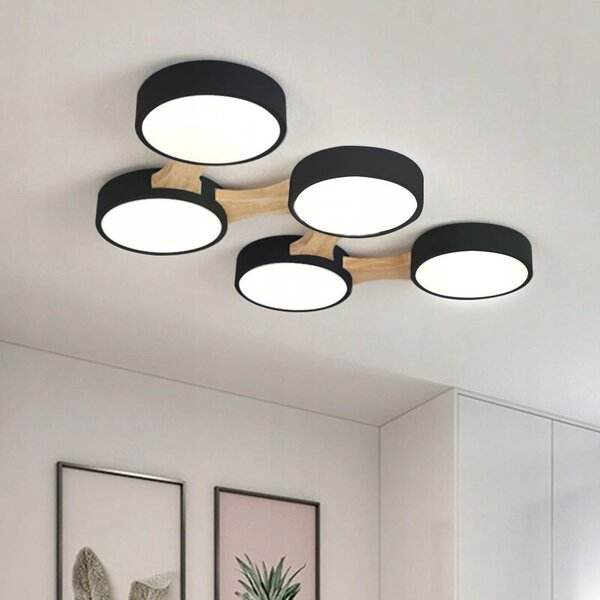 PLAFON NEGRU APP526-5C
