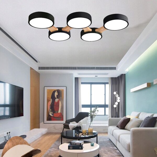 PLAFON NEGRU APP526-5C