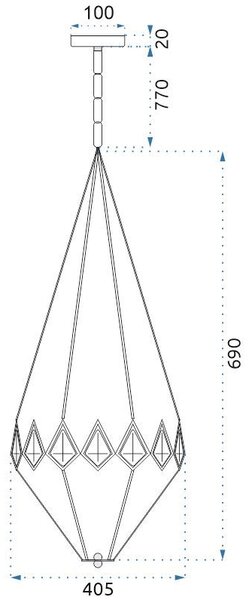 LAMPĂ DE CRISTAL APP767-3CP
