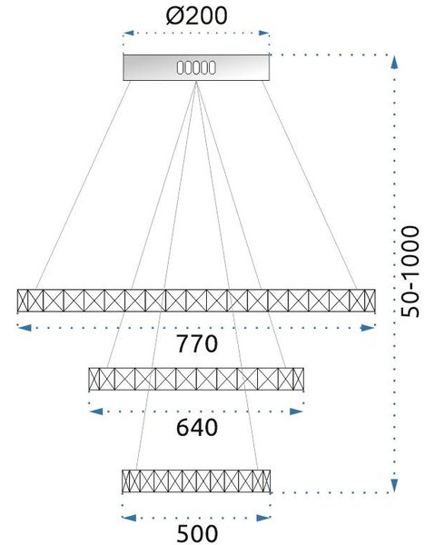 LAMPĂ DE CRISTAL APP772-3CP