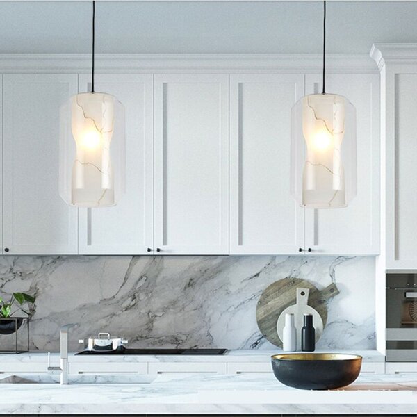 LAMPĂ MODERNĂ AURIE NEAGRA WHITE MARBLE APP909-1CP