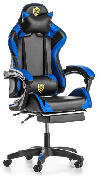 Scaun de gaming negru-albastru, VORTEX