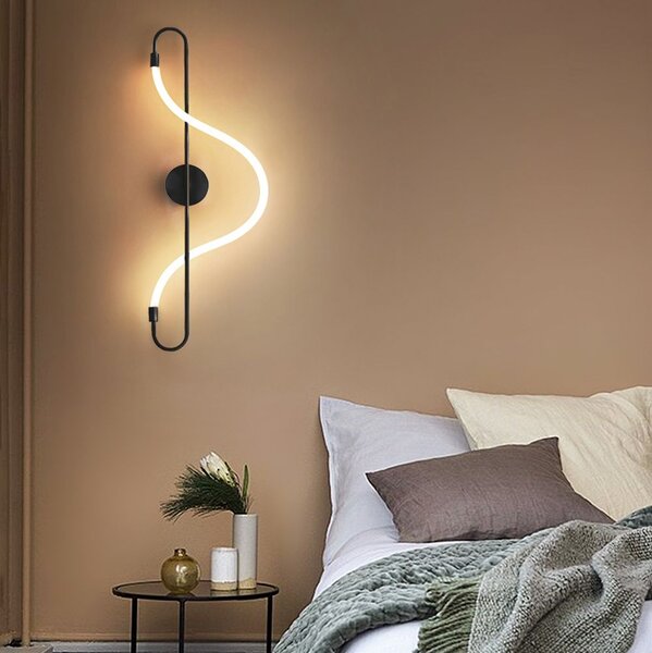 Lampa LED APP857-W LONG BLACK