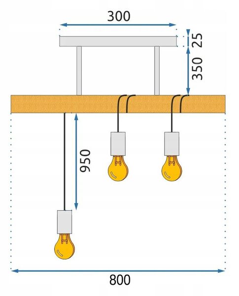 LAMPĂ APP973-3CP LINE