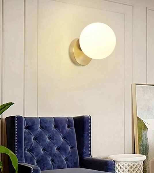 Lampă de perete sticlă APP950-1W Gold