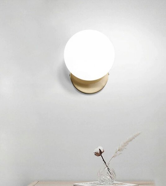 Lampă de perete sticlă APP950-1W Gold