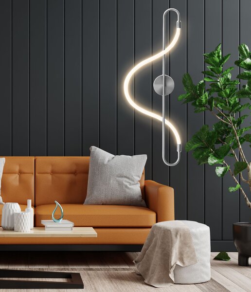 Lampa LED APP859-W Long Chrom