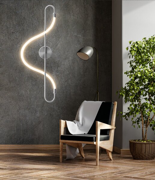 Lampa LED APP859-W Long Chrom