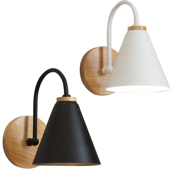 Toolight Instrument, lampă de perete FOREST 1xE27 APP932-1W, negru-maro, OSW-03856