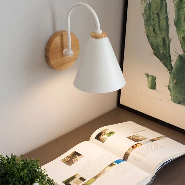 Toolight Toollight, lampă de perete FOREST APP933-1W, alb-maro, OSW-03857
