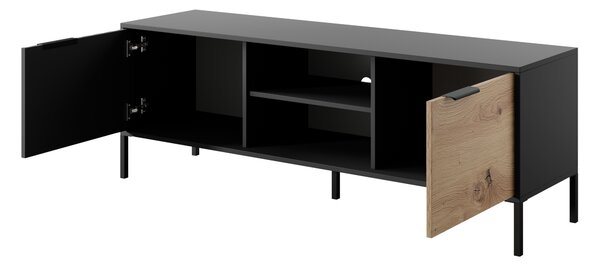 Dulap RTV negru cu specificatii dub artisan RAVE 153 2D