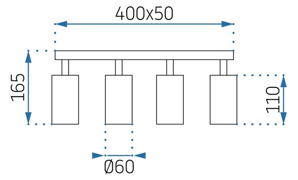 LAMPĂ DE PERETE APP748-4C