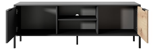 Dulap RTV negru cu specificatii dub artisan RAVE 153 2D