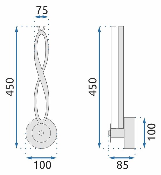 LAMPĂ APP1048-W Black