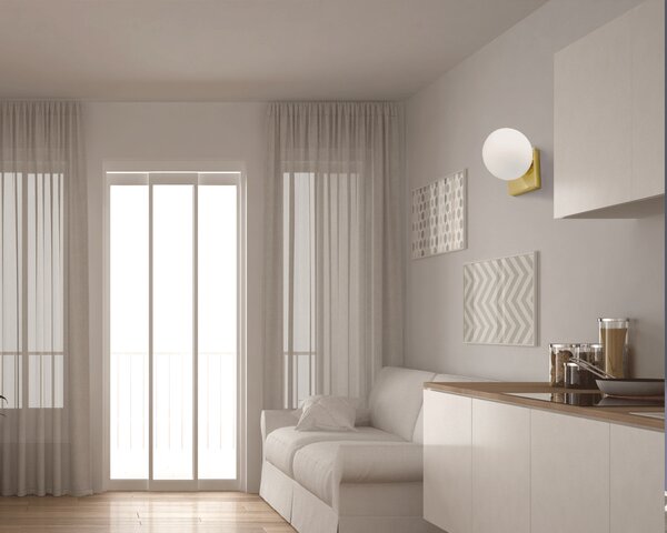 Lampă de perete sticlă APP1009-1W Gold