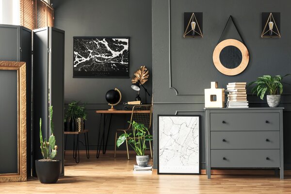 Lampă de perete sticlă App1095-1W Black