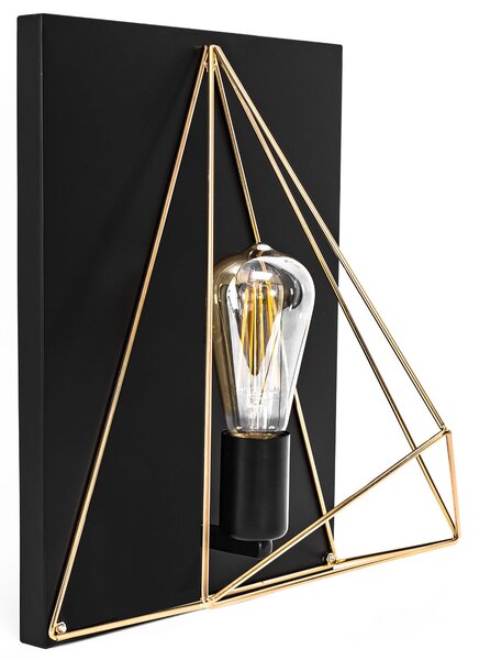 Lampă de perete sticlă App1095-1W Black