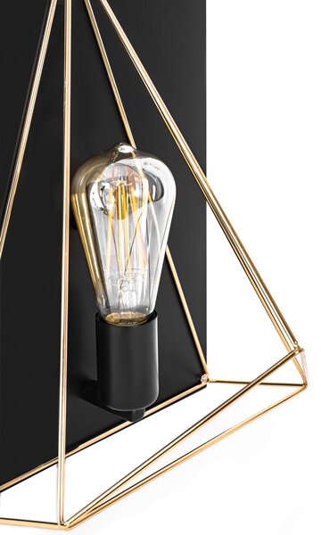 Lampă de perete sticlă App1095-1W Black