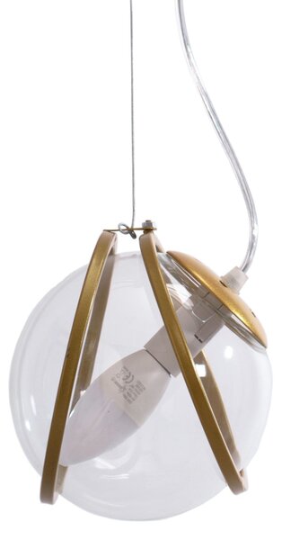 Lampa APP1089-1CP GOLD TRANSPARENT