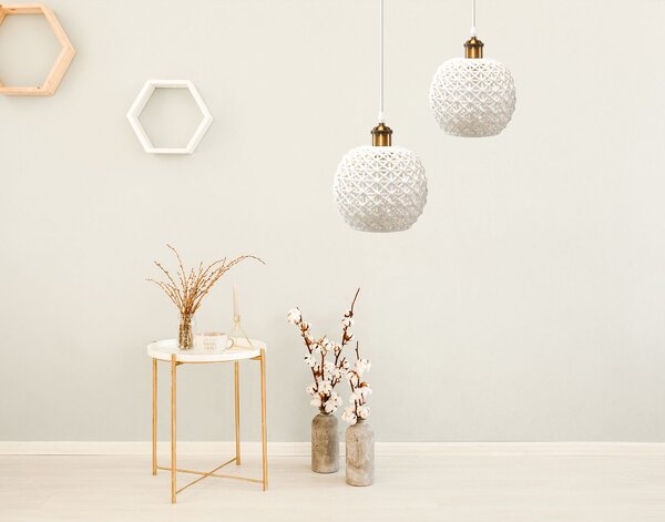 Lampa APP1007-1CP WHITE O