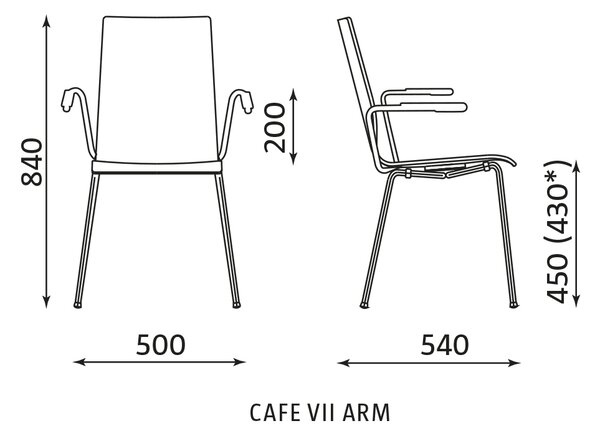 Scaun Latte (Cafe VII)