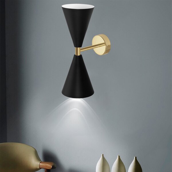 Aplica de perete APP1140-2W black gold