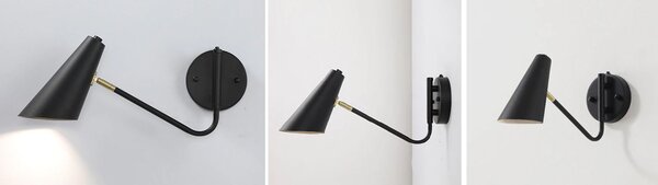 Aplica de perete APP1139-1W black GOLD