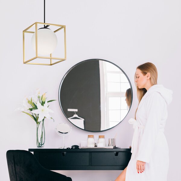 Lampă suspendată APP1165-1CP GOLD WHITE