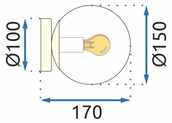 Lampă suspendată APP1155-1C Black