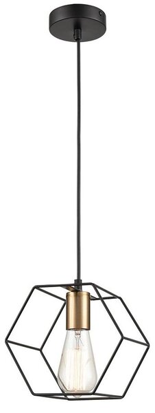 Lampă suspendată APP1131-1CP Black/gold