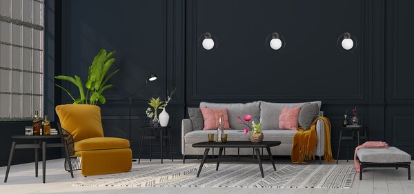 Lampa de perete APP1152-1W Black