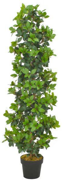 Plantă artificială dafin cu ghiveci, verde, 150 cm