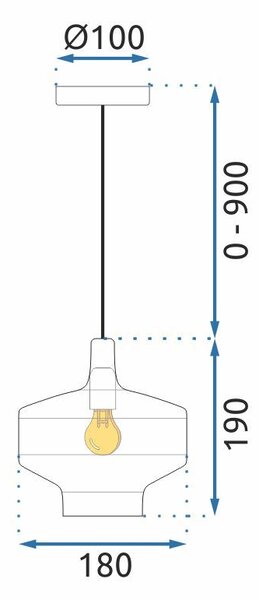 Lampă suspendată APP1121-1CP