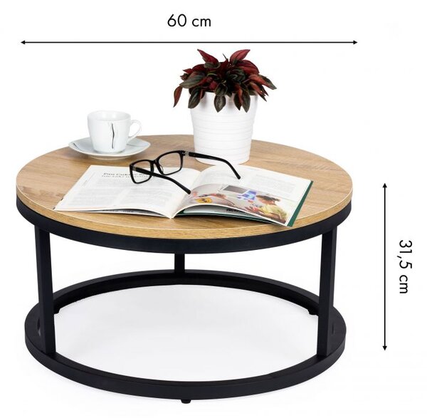 Masă de cafea din lemn pentru camera de zi