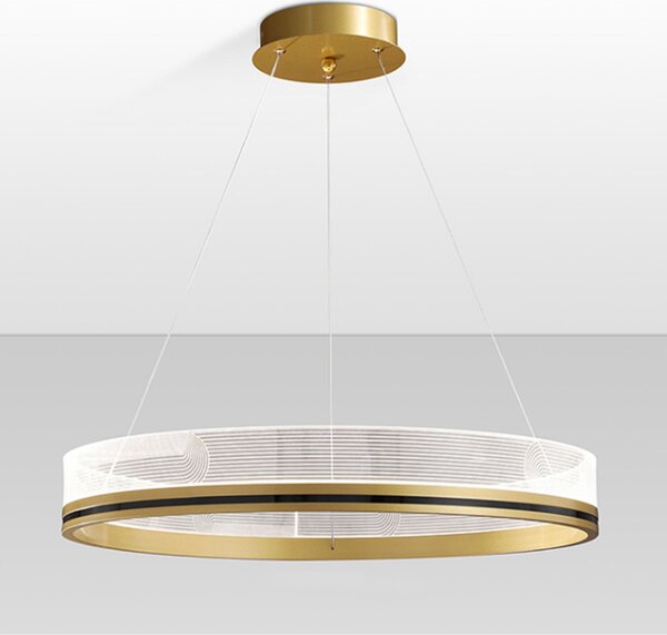 Lampă suspendată APP1189-CP Gold 40cm