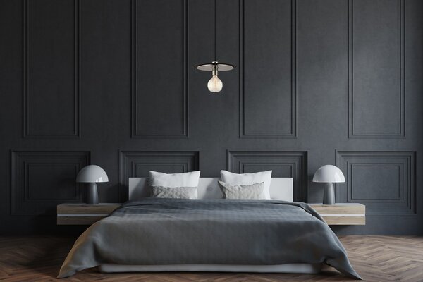 Lampă suspendată APP1214-1CP Black