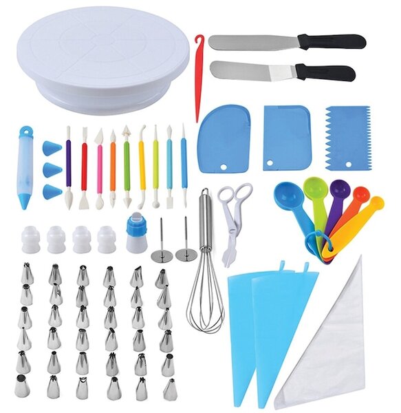 Set 66 de accesorii, ornamente pentru decorare torturi