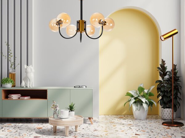 Lampa APP1120-6CP Gold