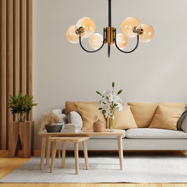Lampa APP1120-6CP Gold