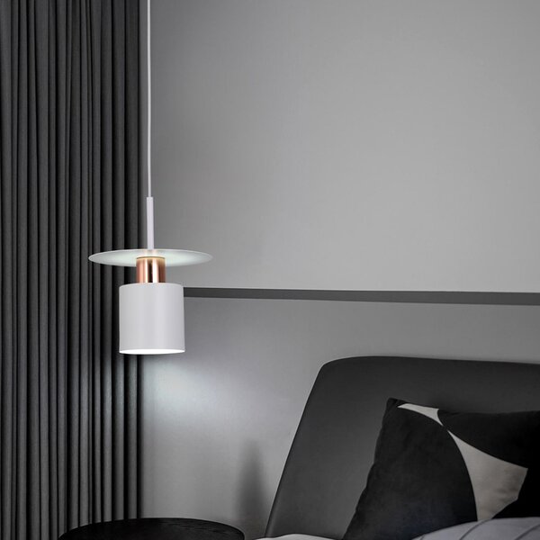 Lampă suspendată APP1146-1CP White Rose Gold