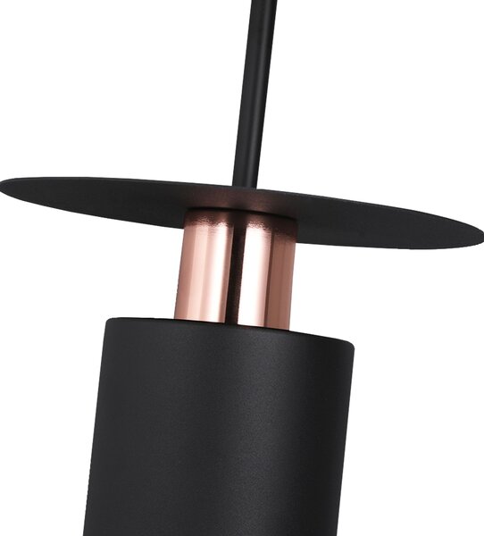 Lampă suspendată APP1145-1CP Black Rose Gold