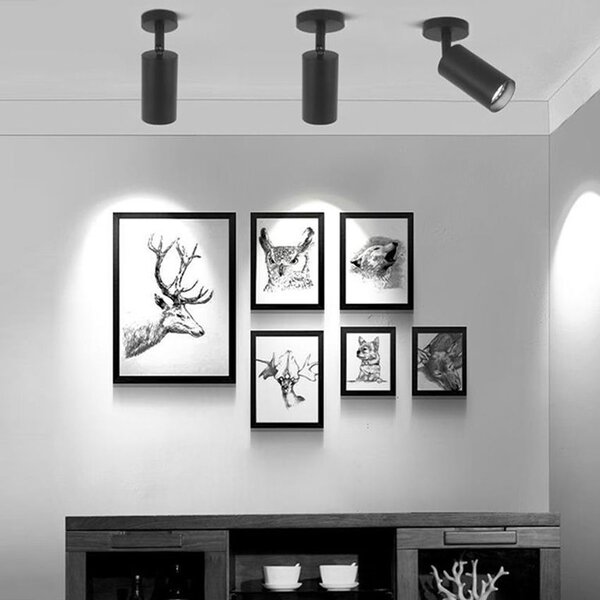 Lampă de tavan APP1244-1C BLACK