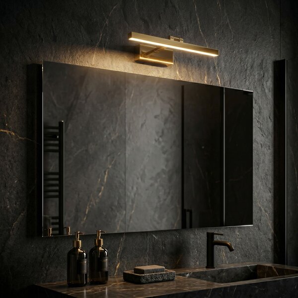 Aplică LED pentru baie APP1860-1W 40cm GOLD