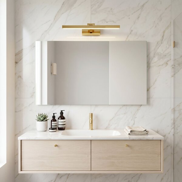 Aplică LED pentru baie APP1860-1W 40cm GOLD